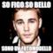 So figo so bello sono un fotomodello