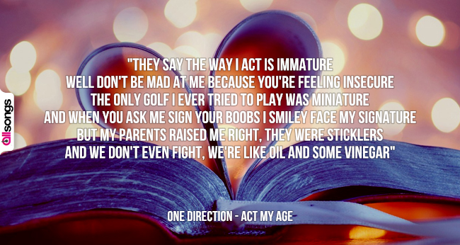 One Direction: le migliori frasi delle canzoni