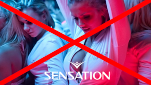 Il comunicato ufficiale di Sensation Italia afferma che l'evento è stato cancellato