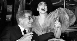 Lady Gaga e Tony Bennett foto in bianco e nero