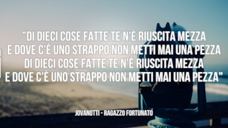 Jovanotti: le migliori frasi delle canzoni