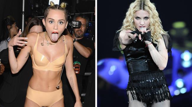 Miley Cyrus e Madonna 