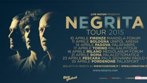 Negrita Tour 2015 locandina con città e date