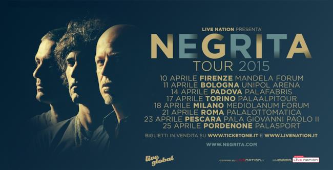 Negrita Tour 2015 locandina con citt&#224; e date