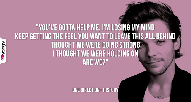 One Direction: le migliori frasi delle canzoni