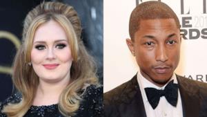 Adele e Pharrell Williams