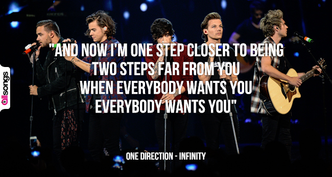 One Direction: le migliori frasi delle canzoni