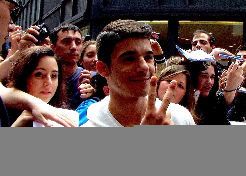 Moreno Donadoni con i fans