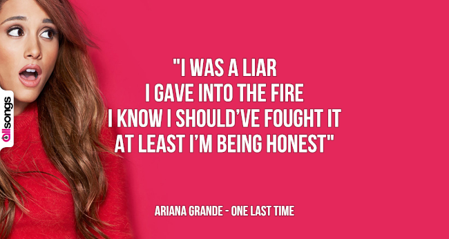 Ariana Grande: le migliori frasi delle canzoni