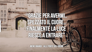 Citazione dalla canzone Alle Porte Del Sogno di Irene Grandi