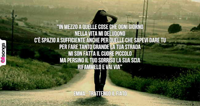 Emma: le migliori frasi delle canzoni