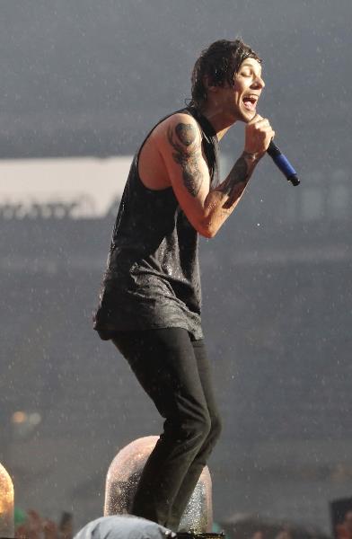 Louis Tomlinson al concerto di Torino dei One Direction