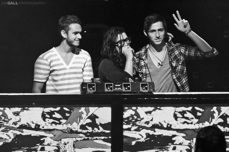 Potter Robinson con Skrillex nel 2011