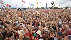 Glastonbury 2015, panoramica della folla