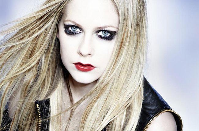 Primo piano di Avril Lavigne
