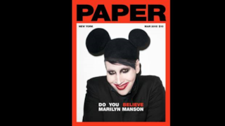 Marilyn Manson con orecchie di Topolino