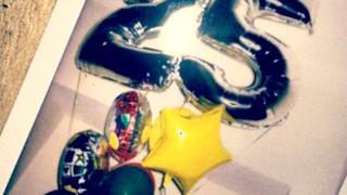 Palloncini a forma di 25  per Compleanno di Rihanna