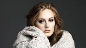 La cantautrice britannica Adele.