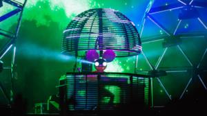 Deadmau5 sullo stage di Glastonbury