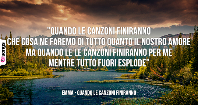 Emma: le migliori frasi delle canzoni