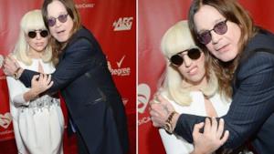 Ozzy Osbourne abbraccia Lady Gaga