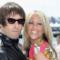 Liam Gallagher con la moglie Nicole Appleton