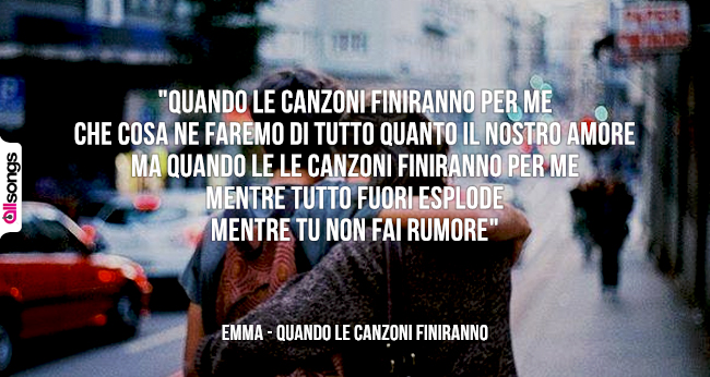 Emma: le migliori frasi delle canzoni