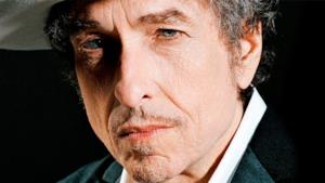 Primo piano di Bob Dylan