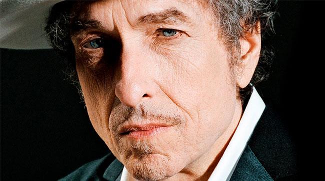 Primo piano di Bob Dylan