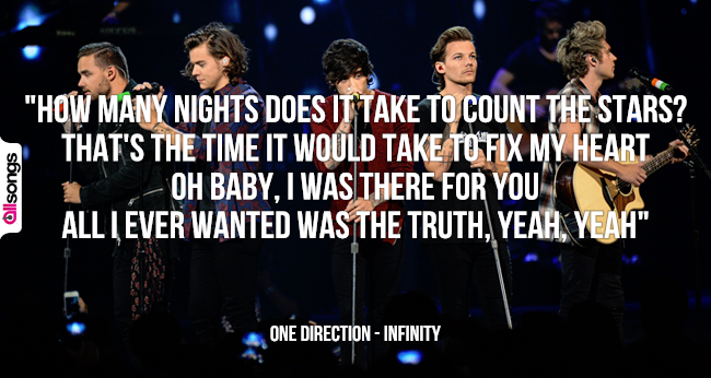 One Direction: le migliori frasi delle canzoni