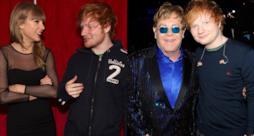 Ed Sheeran parla della sua amicizia con Elton John e Taylor Swift