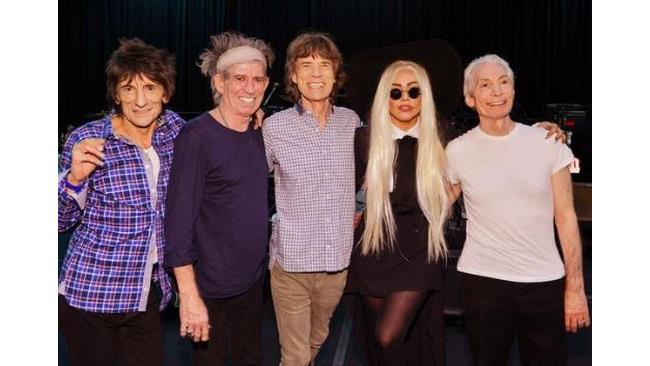 Rolling Stones con Lady Gaga