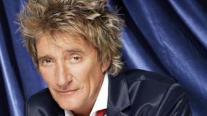 Il cantautore inglese Rod Stewart