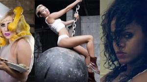 Lady Gaga, Miley Cyrus e Rihanna