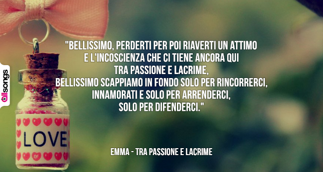 Emma: le migliori frasi delle canzoni