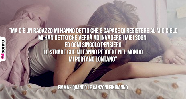 Emma: le migliori frasi delle canzoni