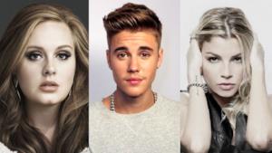 Adele, Justin Bieber ed Emma Marrone