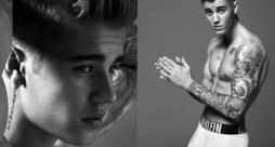 Justin Bieber nelle foto per Calvin Klein