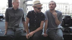 Subsonica su una terrazza in piazza Duomo a Milano