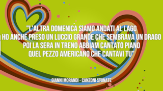 Gianni Morandi: le migliori frasi dei testi delle canzoni