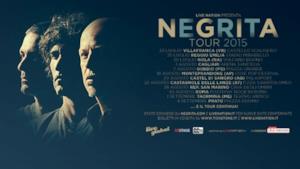 Negrita Tour estate 2015 locandina con città e date