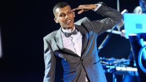 Il cantautore belga Stromae sul palco