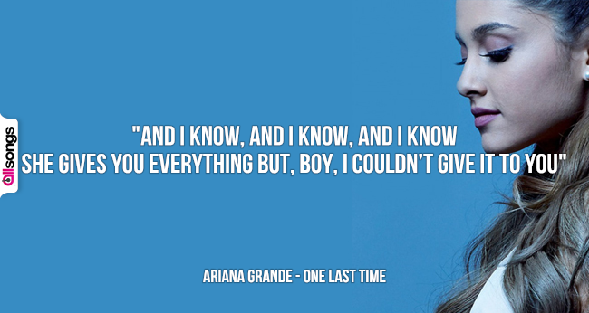 Ariana Grande: le migliori frasi delle canzoni