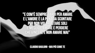 Claudio Baglioni: le migliori frasi delle canzoni