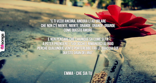 Emma: le migliori frasi delle canzoni