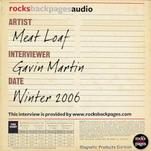 Meat Loaf Interviewed by Gavin Martin