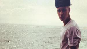 Justin Bieber al mare