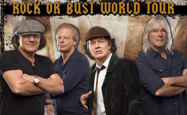 Manifesto Rock or Bust World Tour degli AC/DC