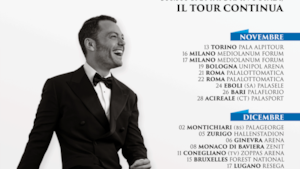 Tiziano Ferro live nei palazzetti da novembre 2015