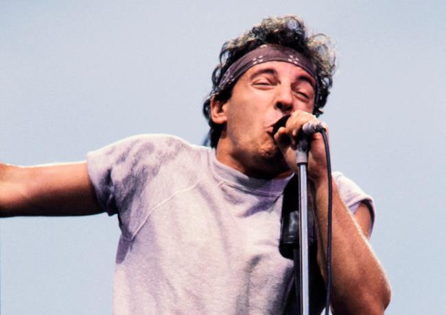 Bruce Springsteen in una foto di qualche anno fa